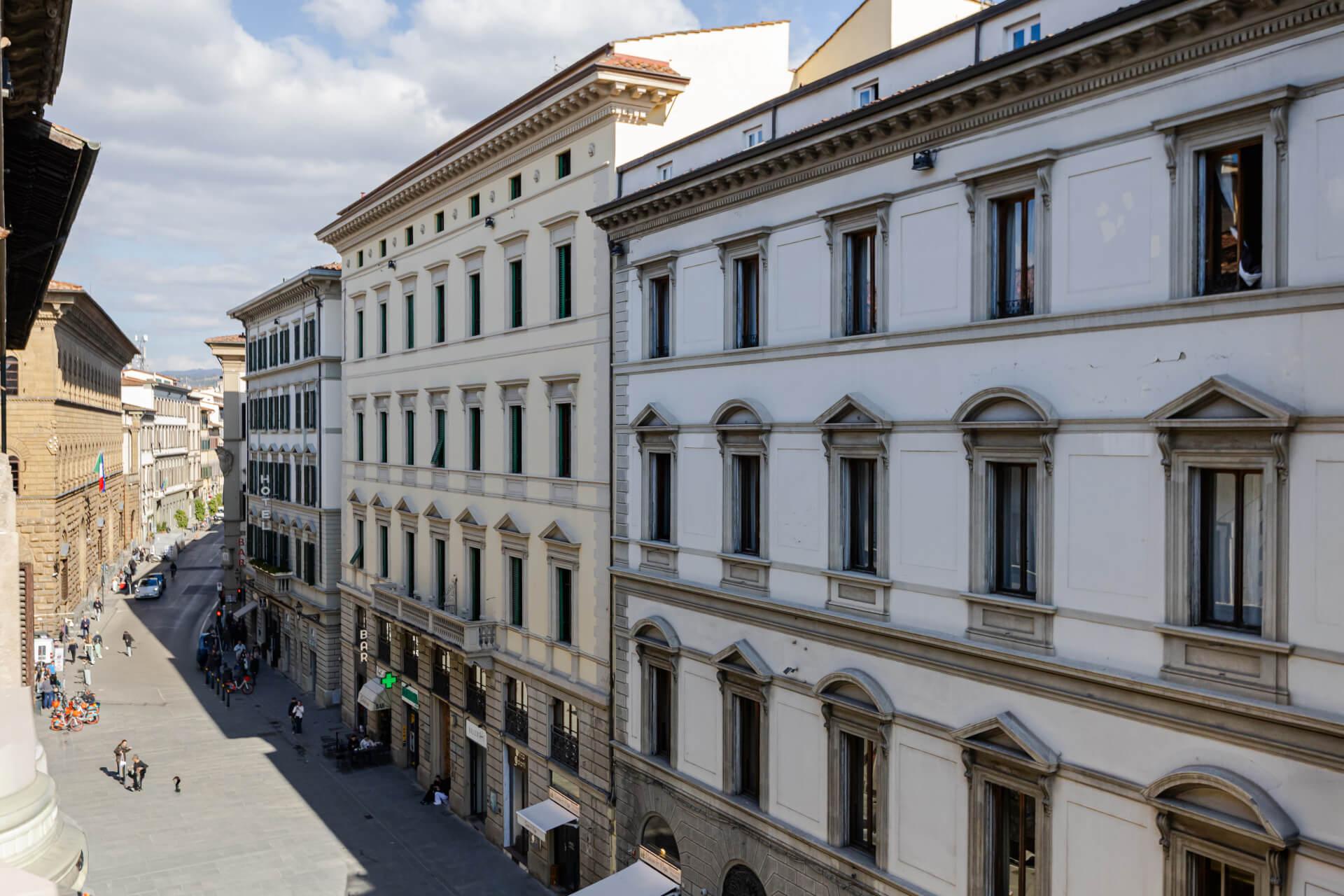 camera vista città firenze